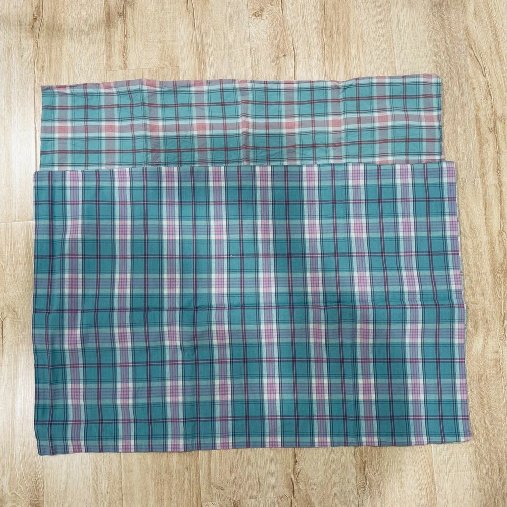 Gingham Korean Queen Pillowcases (2)
